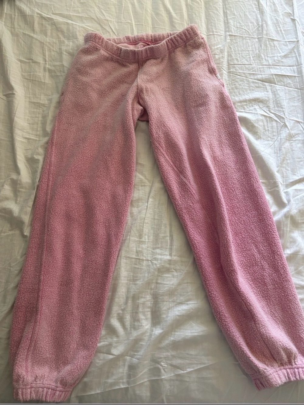 Cozy Pink Fleece Joggers for